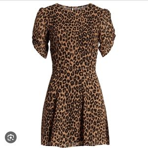 Reformation Gracie Dress in leopard print